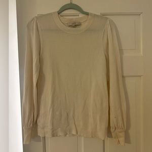 Loft White Sweater